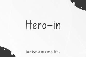 Hero In - Handwritten Comic Font