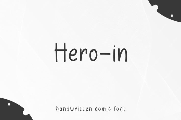 Hero In - Handwritten Comic Font