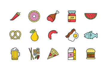 15 Food Icons