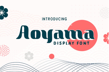 Aoyama | Display Font