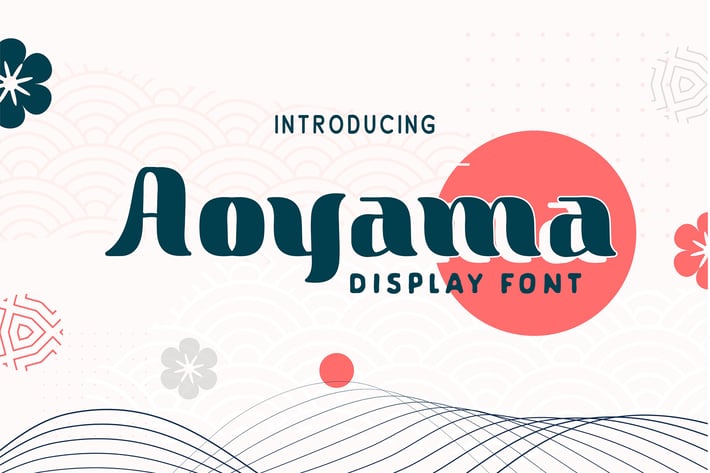 Aoyama | Display Font