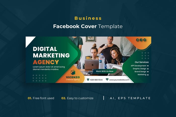 Business r17 Facebook Cover Template
