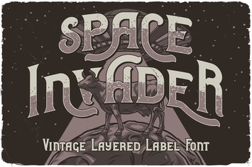 Space Invader Display Font