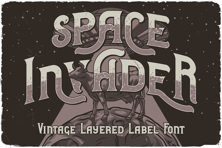 Space Invader Display Font