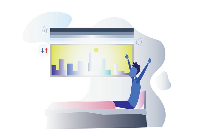 Smarthome Scenes Wake Up Illustration