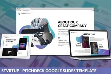 Stvrtup - Pitchdeck Google Slides Template