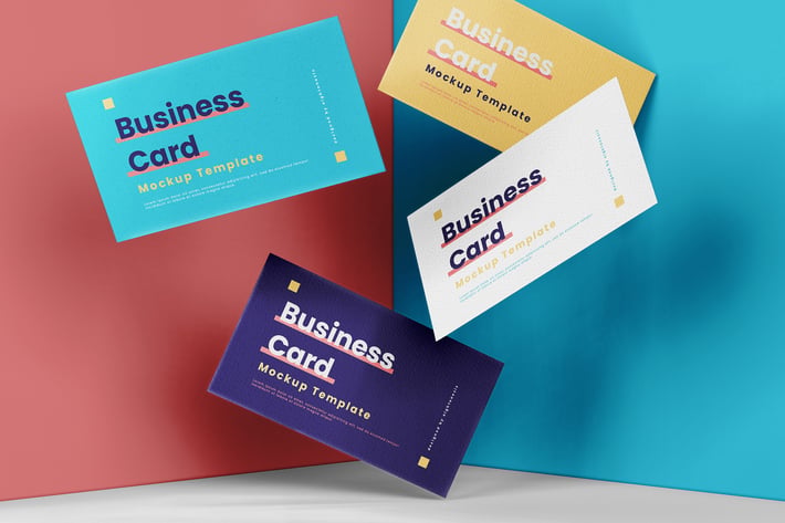 Business Card Mock-Up Template