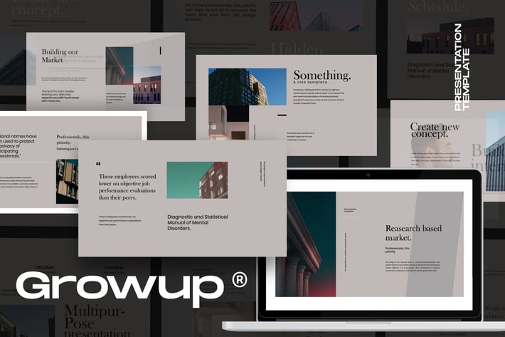 GROW UP - Architecture design Powerpoint