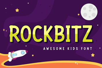 Rockbitz - playful font