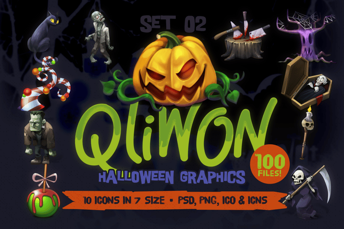 QLIWON – Halloween Graphic Pack Vol.2