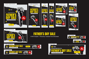 Father's Day Sale Banners Ad
