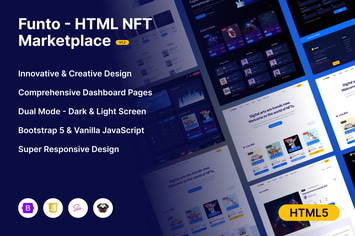 Funto - HTML NFT Marketplace