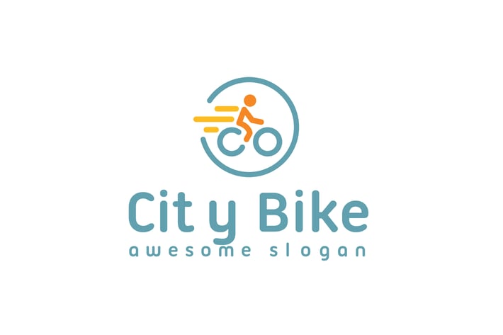 City Bike Logo Template