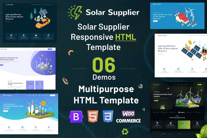 Solar Supplier - Responsive HTML Template