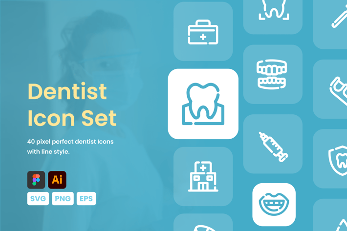 Dentist Icon Set