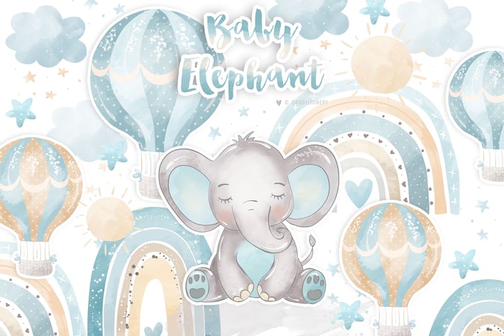 Baby Elephant Boy design