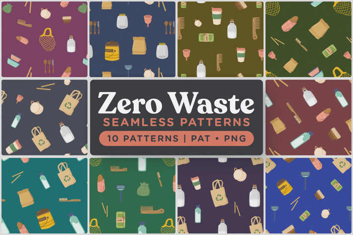 Zero Waste Seamless Patterns