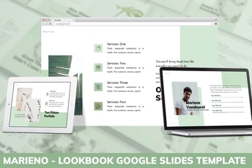 Marieno - Lookbook Google Slides Template