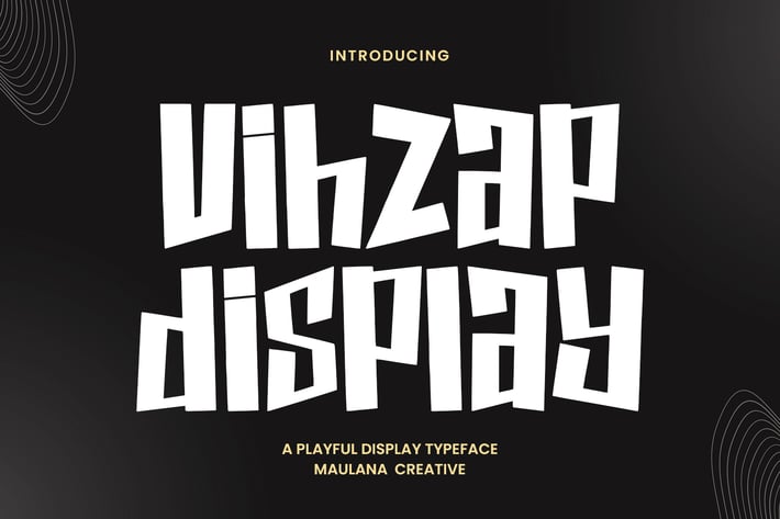 Vihzap Playful Font