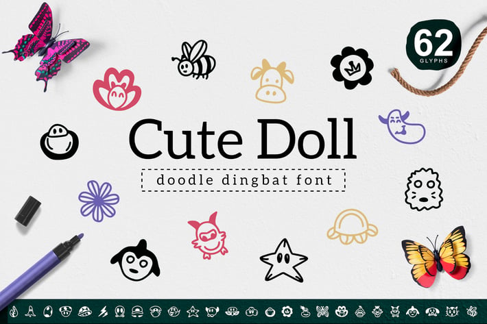 Cute Doll Dingbat