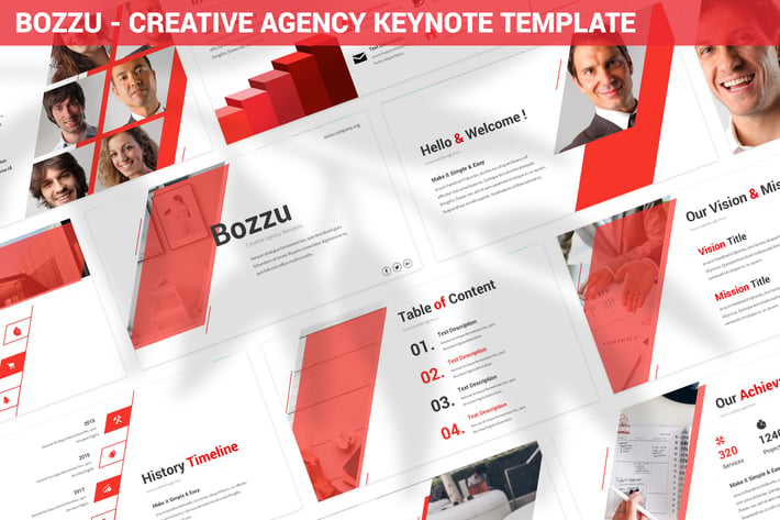 Bozzu - Creative Agency Keynote Template