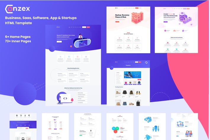 Conzex - Business, Saas, Software, App & Startup H