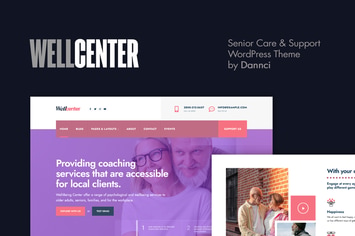Wellcenter - Senior Care & Support WordPress Theme