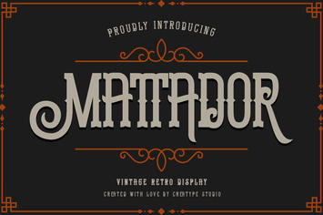 Mattador Vintage Retro Display
