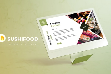 Sushifood  - Google Slides Template