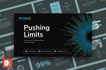 Tech Startup PowerPoint Presentation Template