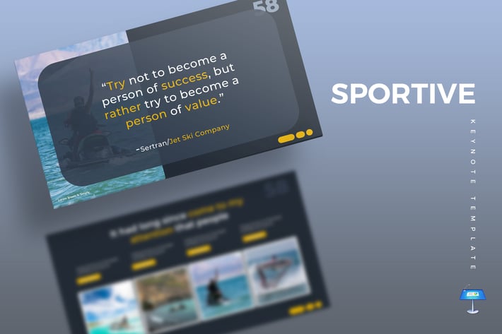Sportive - Keynote Template