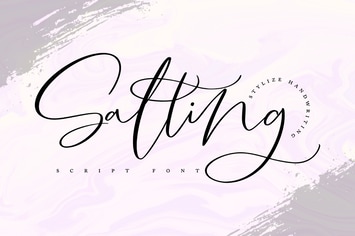 Salting | Handwriting Script Font
