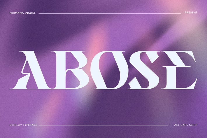 Abose - Modern Branding Logo Font