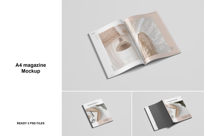 A4 Magazine Mockup