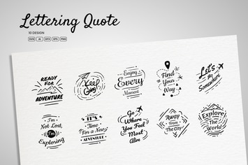 Lettering Quote
