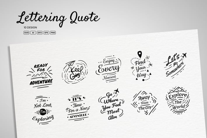 Lettering Quote
