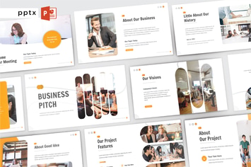 BUSINESS PICTH - Powerpoint  V305