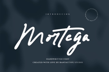 Mortega Handwritten Font