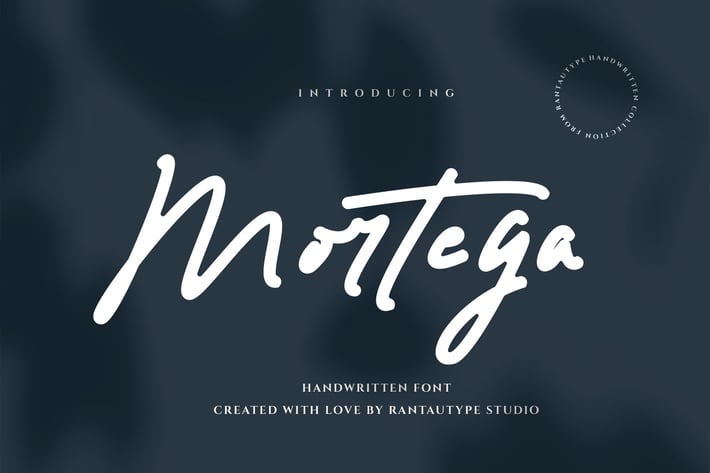 Mortega Handwritten Font