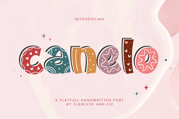 Canelo Pattern Handwritten Font