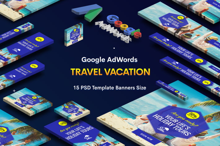 Travel Vacation Banner Ad