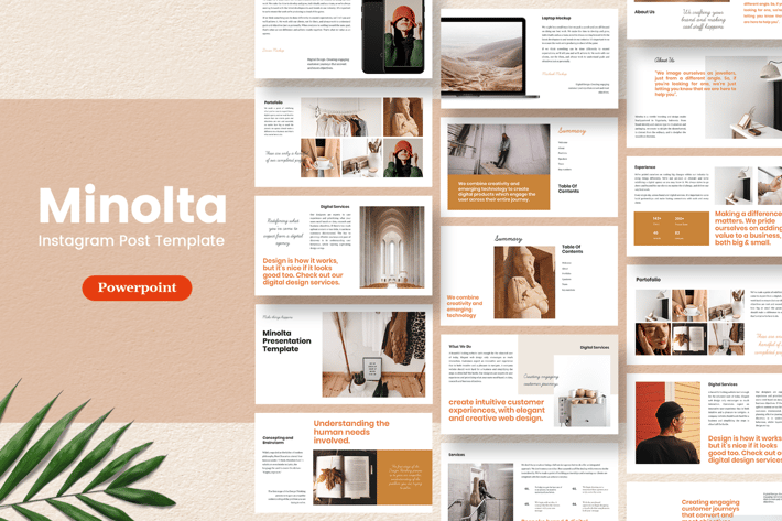 Minolta - Presentation Template Powerpoint