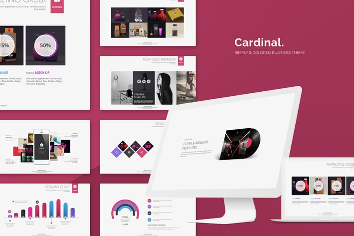 Cardinal - Creative Presentation Template (PPTX)