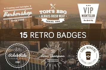 Retro Badges
