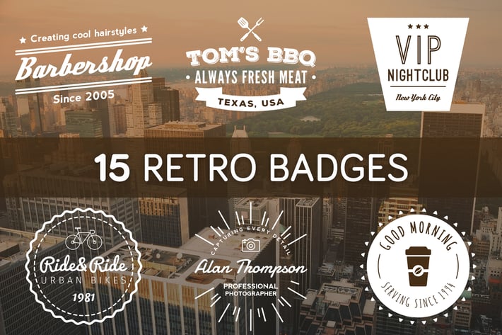 Retro Badges