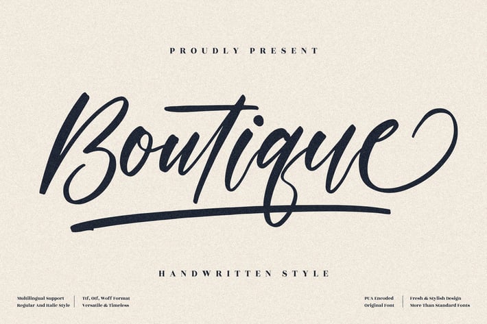 Boutique Signature Script