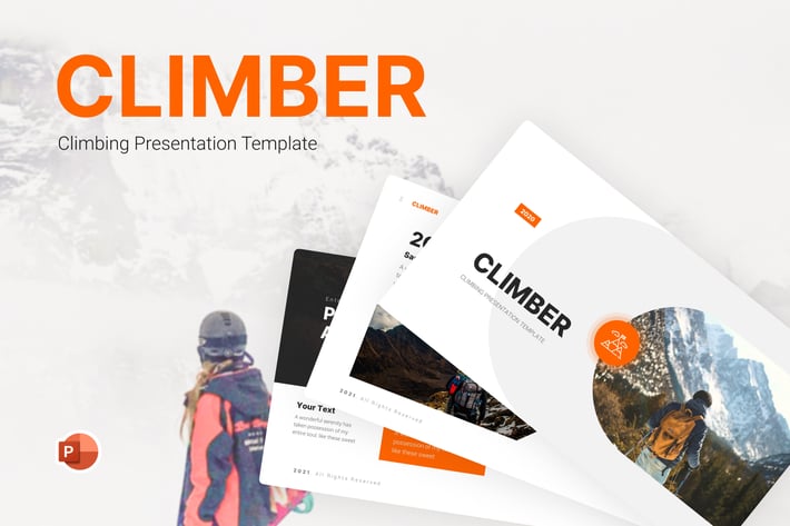 Climber Sports Powerpoint Template
