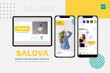 Salova - Keynote & Instagram Template
