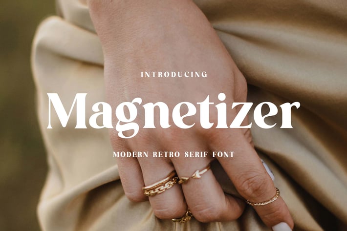 Magetizer Modern Retro Serif Font