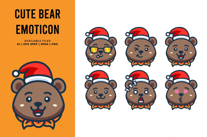 Cute Bear Emoticon